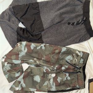 Athletic Works Kids gray and Camouflage Joggers